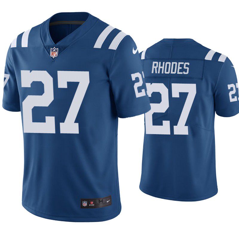Men Indianapolis Colts #27 Xavier Rhodes Nike Blue Limited NFL Jersey->indianapolis colts->NFL Jersey